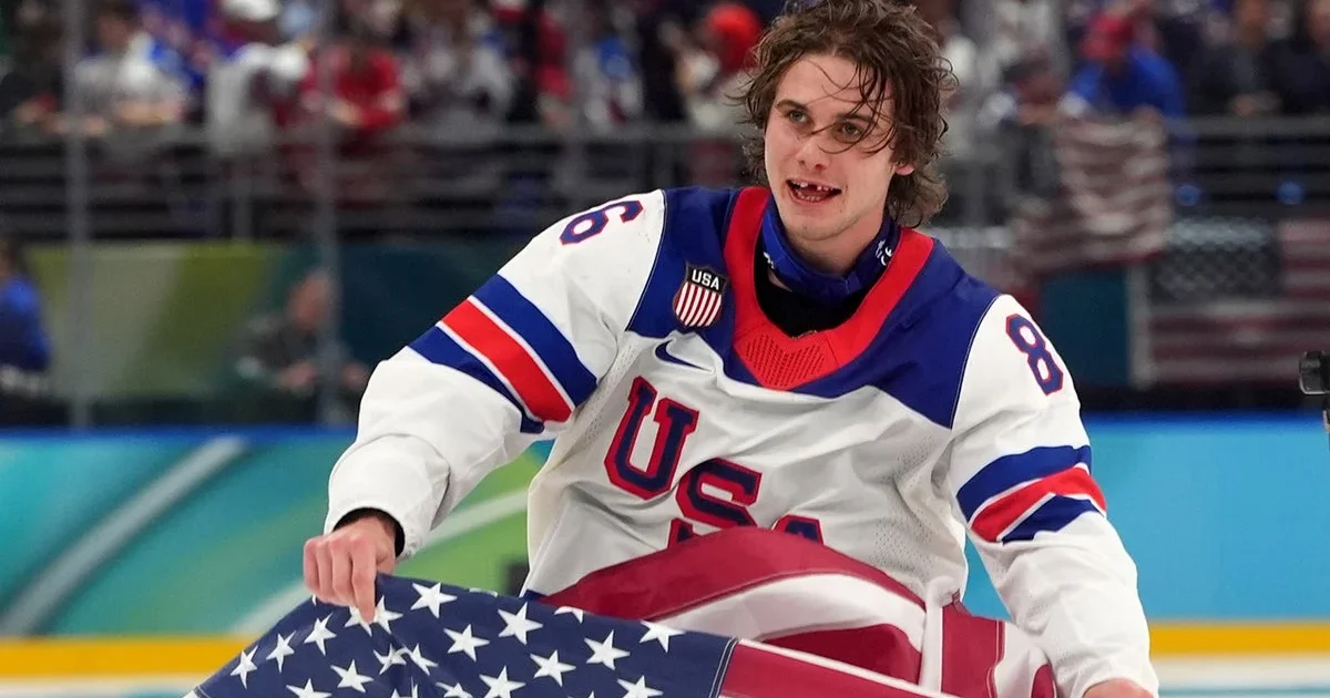 Jack Hughes: Team USA's Jack Hughes shares patriotic message after Olympic thriller