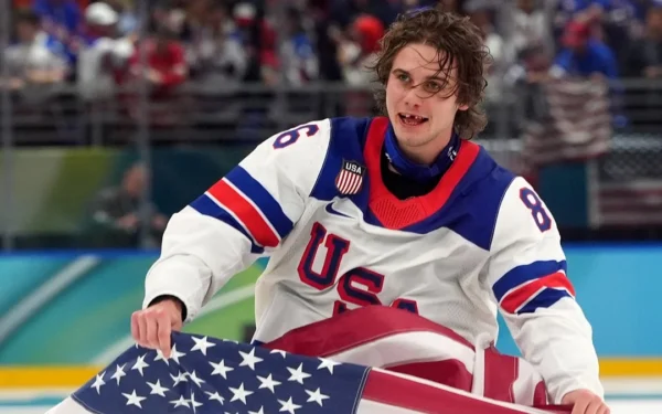 Jack Hughes: Team USA's Jack Hughes shares patriotic message after Olympic thriller